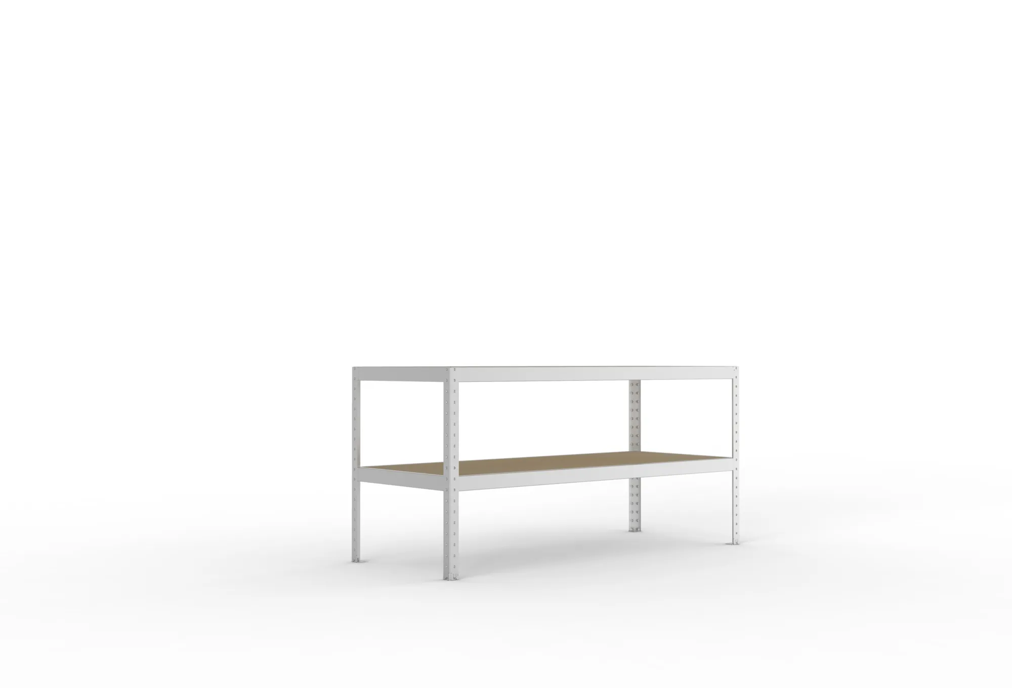 META SPEED-RACK | Packtisch | 970 x 2000 x 800 mm | 2 Ebenen | verzinkt
