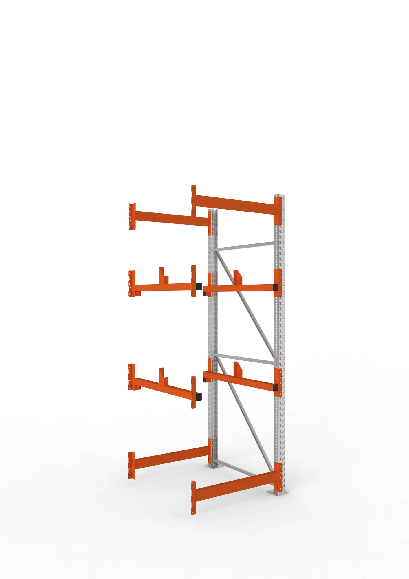 META MULTIPAL | Kabeltrommelregal | Anbauregal | 2700 x 900 x 1100 mm | Feldlast 4000 kg | 2 Ebenen | Typ 1 | verzinkt