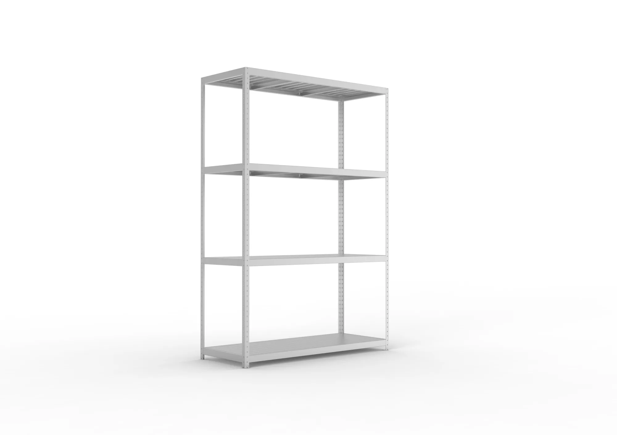 META SPEED-RACK Weitspannregal | Komplettregal | 2970 x 2000 x 800 mm | Fachlast 500 kg | Stahlpaneelböden | 4 Ebenen
