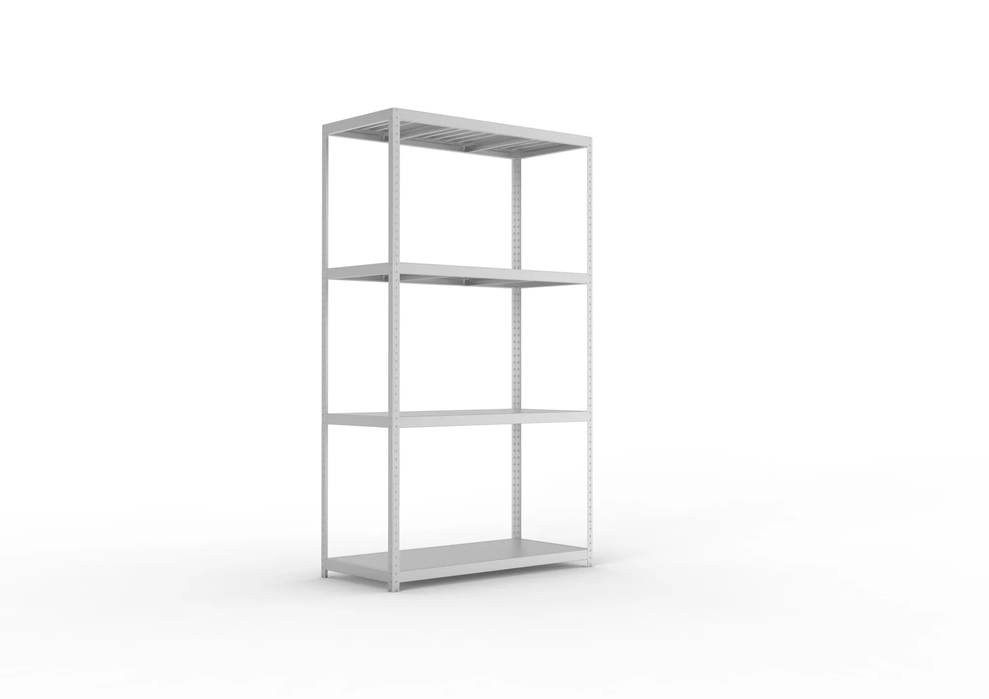 META SPEED-RACK Weitspannregal | Komplettregal | 2970 x 1700 x 800 mm | Fachlast 500 kg | Stahlpaneelböden | 4 Ebenen