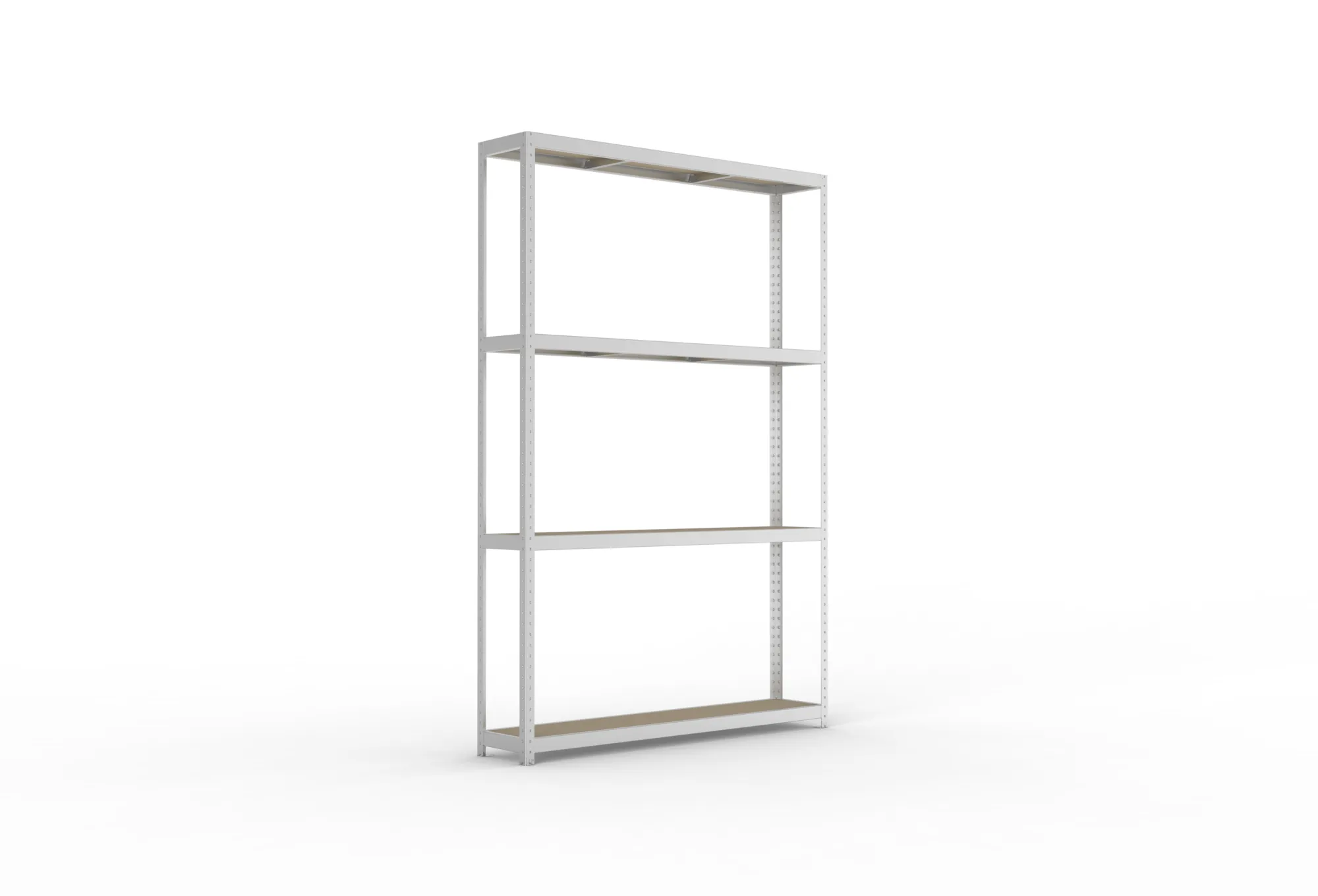 META SPEED-RACK Weitspannregal | Komplettregal | 2970 x 2000 x 400 mm | Fachlast 500 kg | Spanplattenböden | 4 Ebenen