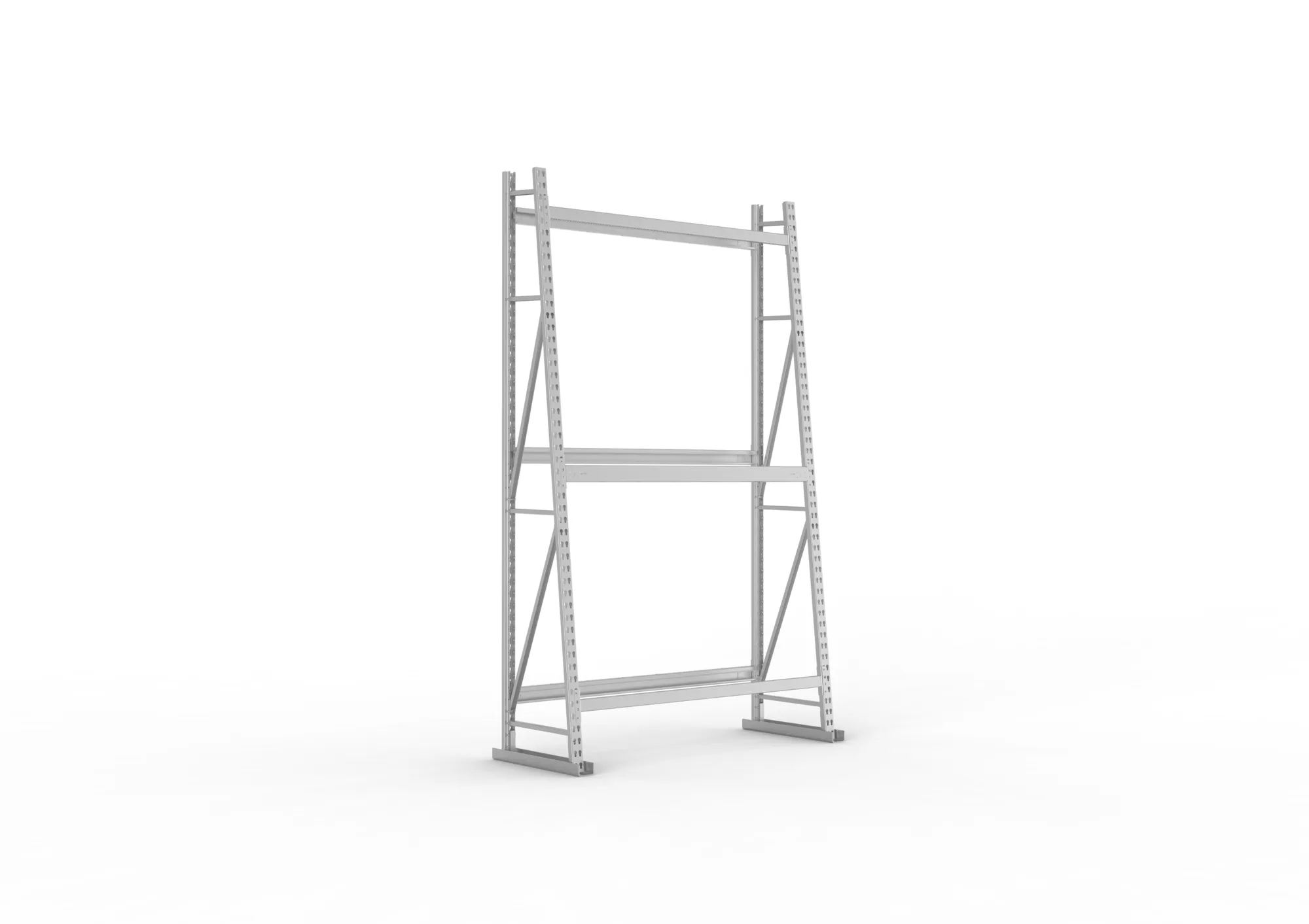 META MINI-RACK | Profillagerregal | Grundregal | 2500 x 1400 x 500 mm | RAL 7035
