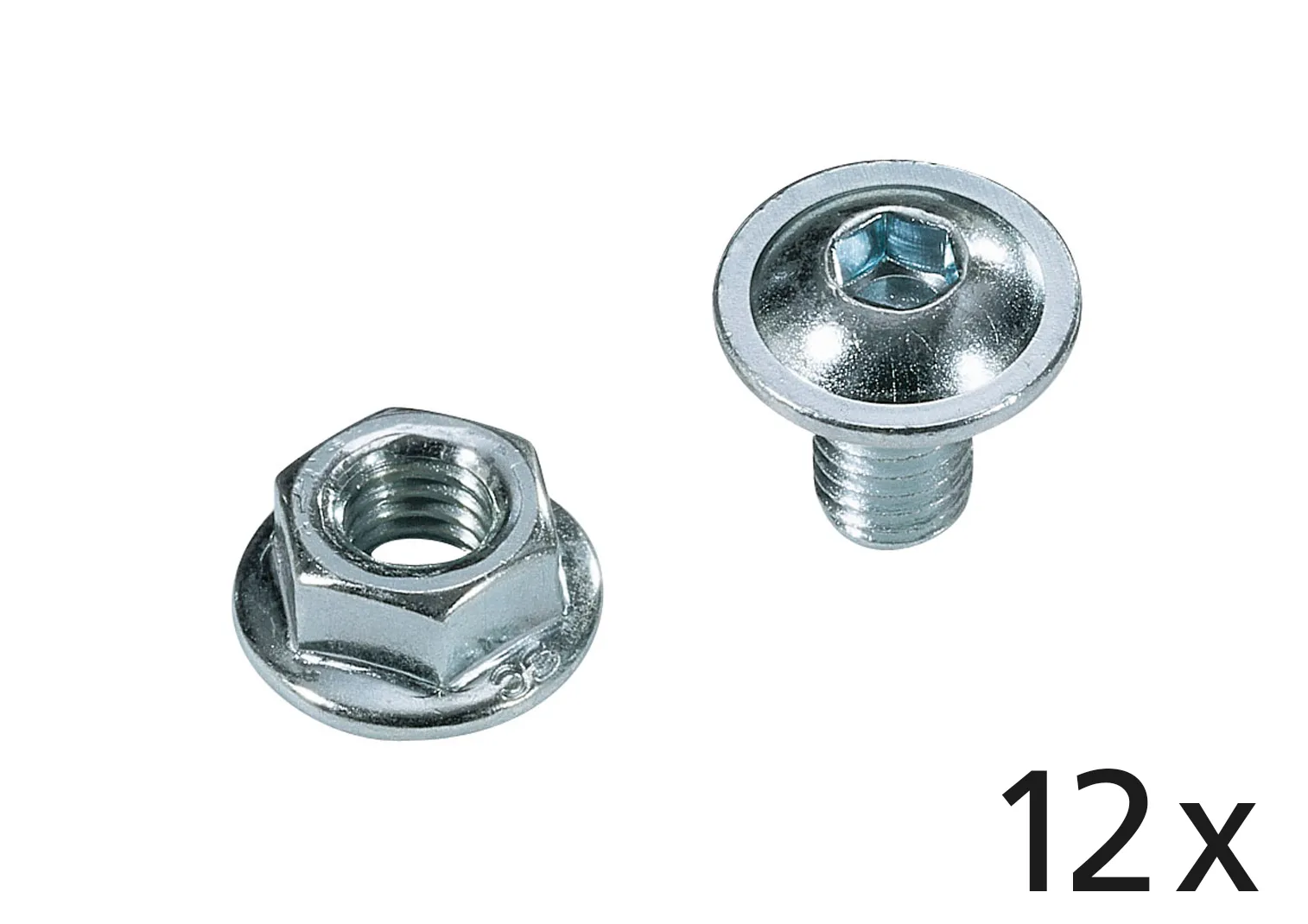 FIX ZSet 12 Schrauben/Muttern M6 12
