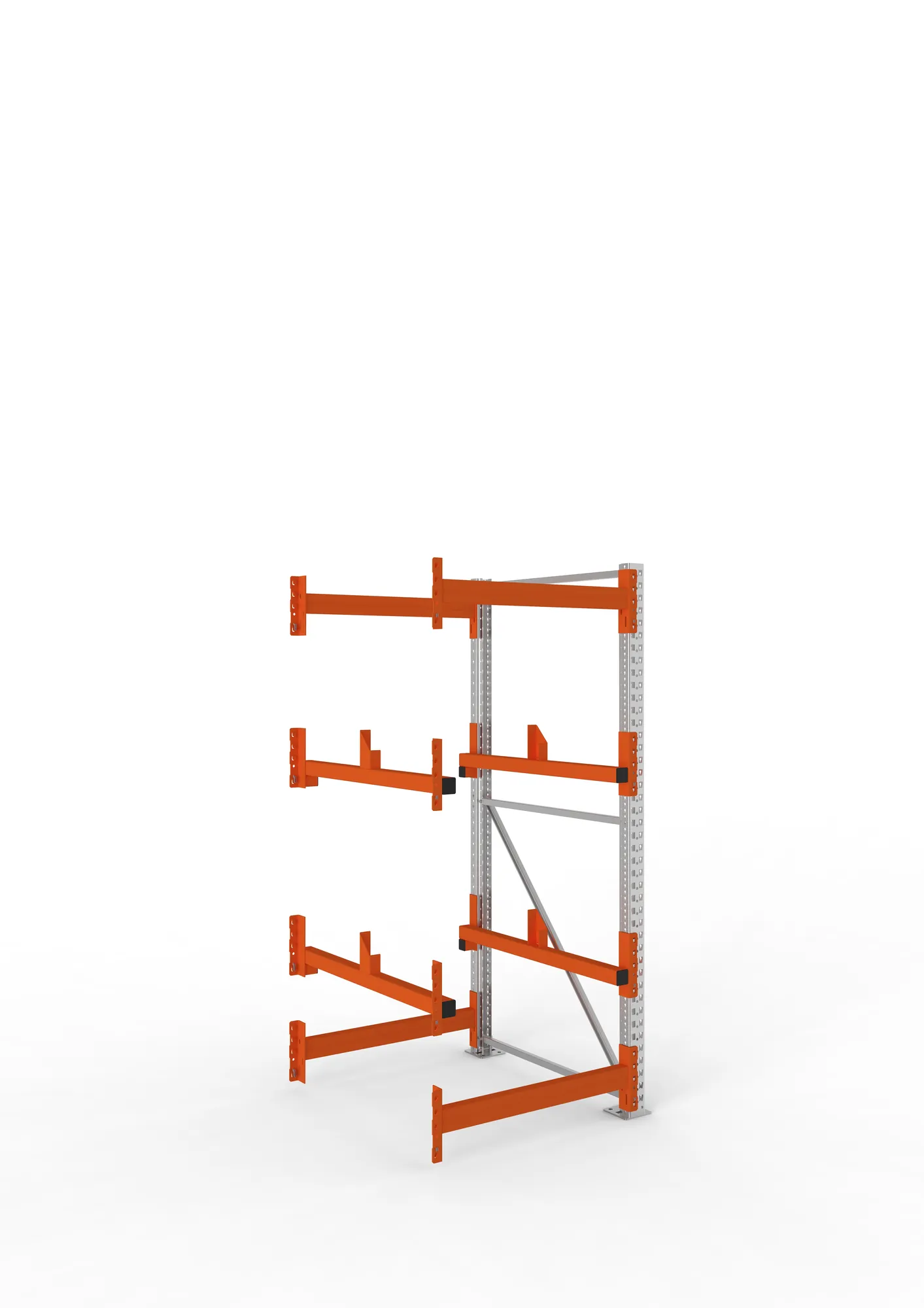 META MULTIPAL | Kabeltrommelregal | Anbauregal | 2200 x 900 x 1100 mm | Feldlast 4000 kg | 2 Ebenen | Typ 1 | verzinkt
