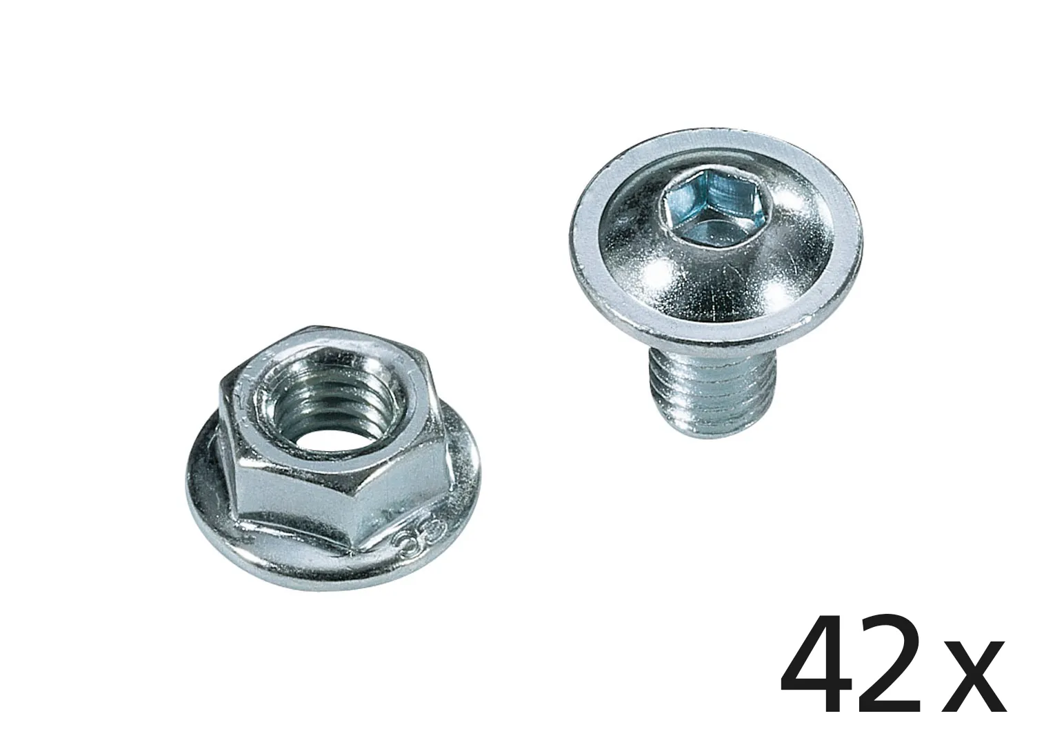 FIX ZSet 42 Schrauben/Muttern M6 12