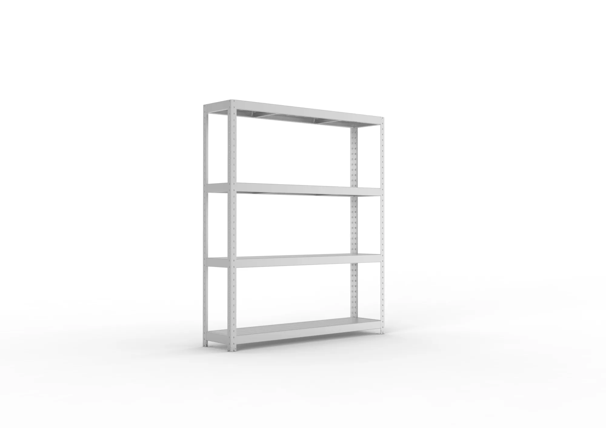 META SPEED-RACK Weitspannregal | Komplettregal | 1970 x 1700 x 400 mm | Fachlast 500 kg | Stahlpaneelböden | 4 Ebenen