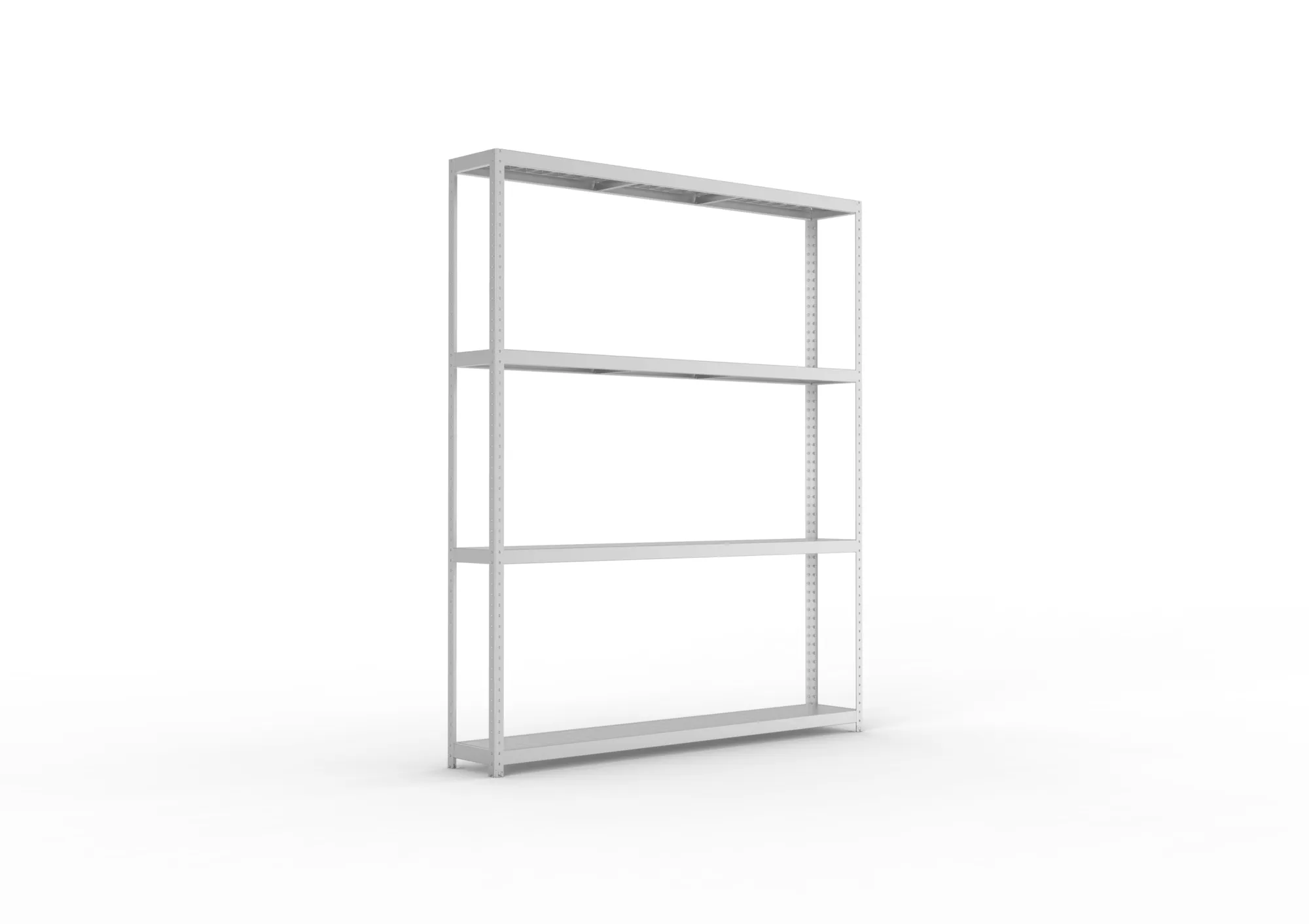 META SPEED-RACK Weitspannregal | Komplettregal | 2970 x 2500 x 400 mm | Fachlast 400 kg | Stahlpaneelböden | 4 Ebenen