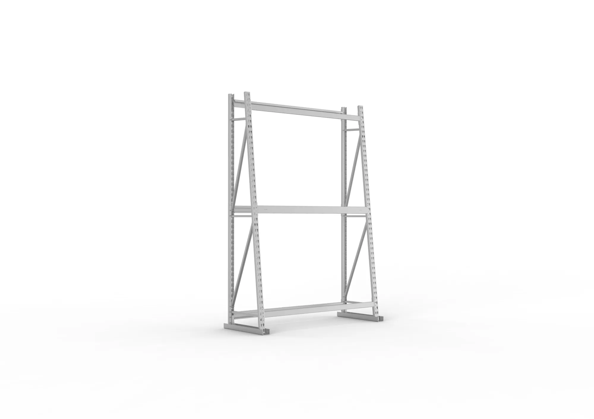 META MINI-RACK | Profillagerregal | Grundregal | 2200 x 1400 x 500 mm | RAL 7035