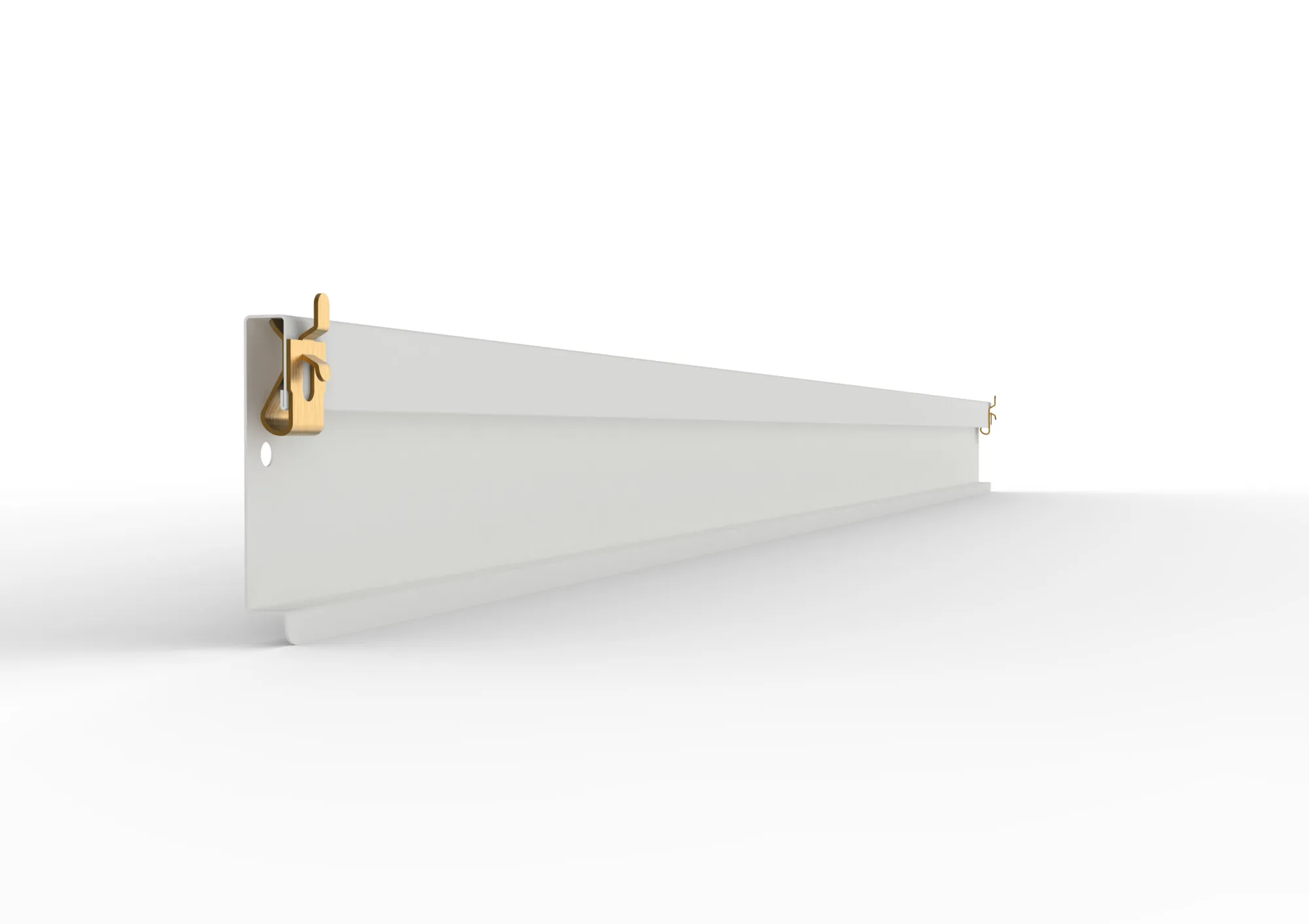 CL Schüttgutleiste 75 1300 R7035 kpl