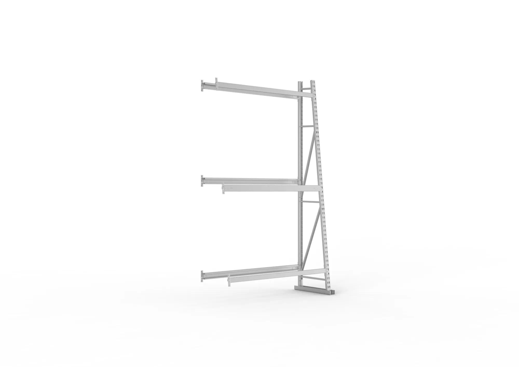 META MINI-RACK | Profillagerregal | Anbauregal | 2500 x 1400 x 500 mm | RAL 7035