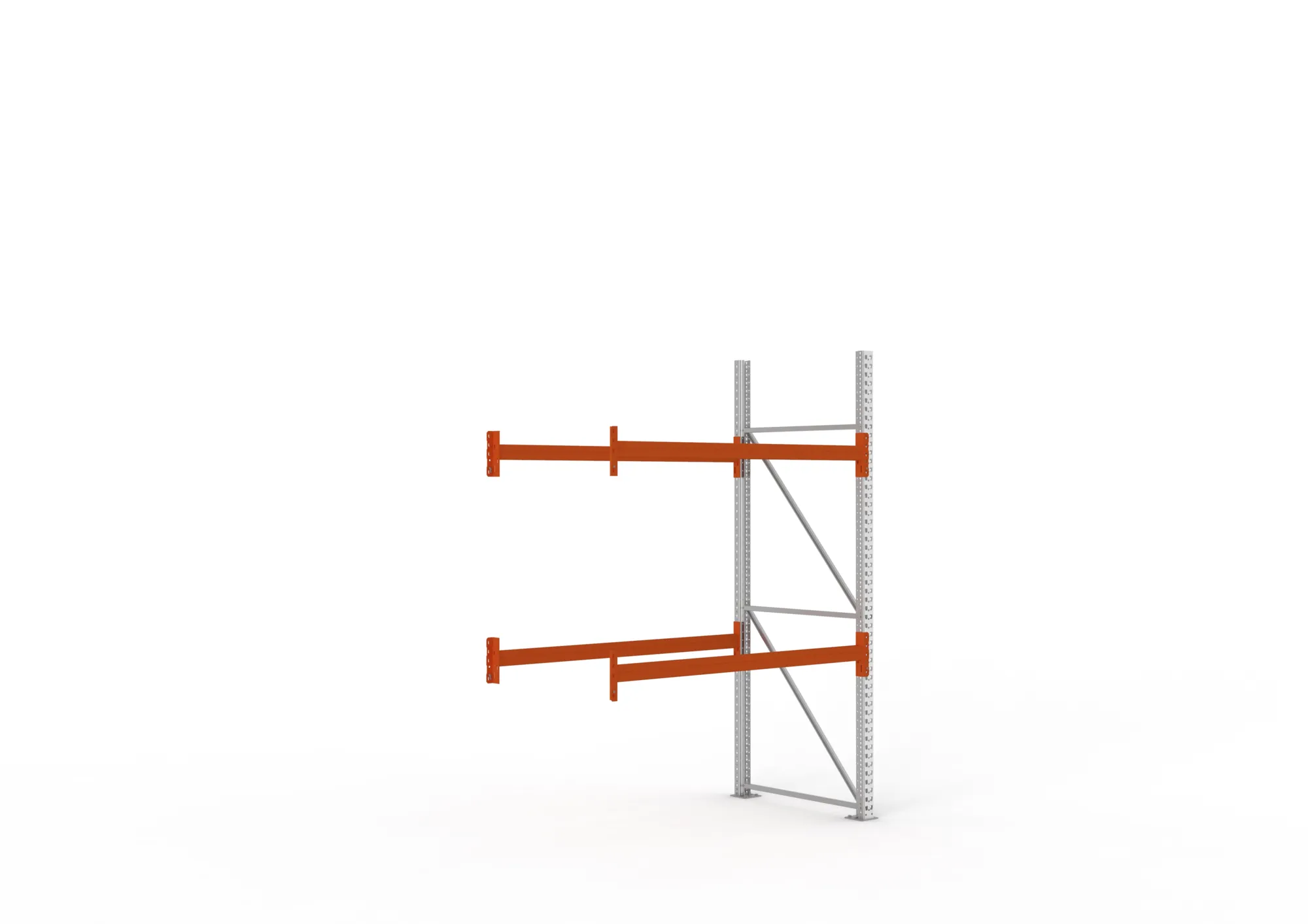 META MULTIPAL Palettenregal | Anbauregal | 2700 x 1825 x 1100 mm | 6 Stellplätze à 1120 kg