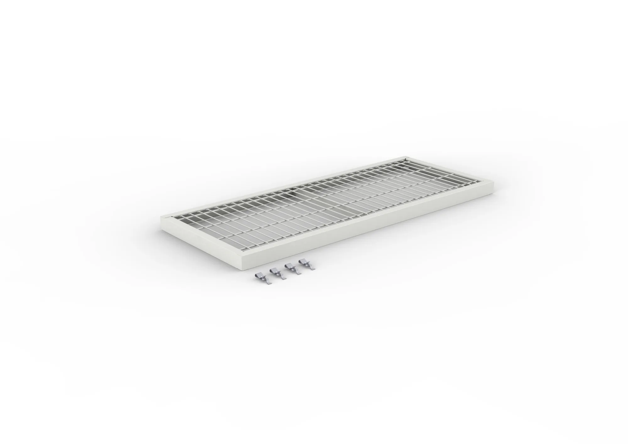 CL ZDrahtboden 1000 400 150kg R7035 kpl